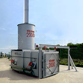 Volkan (Вулкан) 2000 – инсинератор для сжигания мусора. Печь для сжигания отходов – инсинератор Volkan 2000